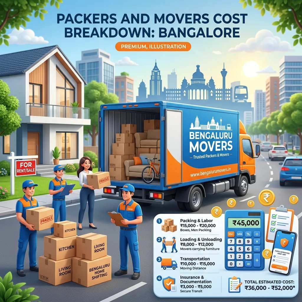 Packers and Movers Bangalore Charges